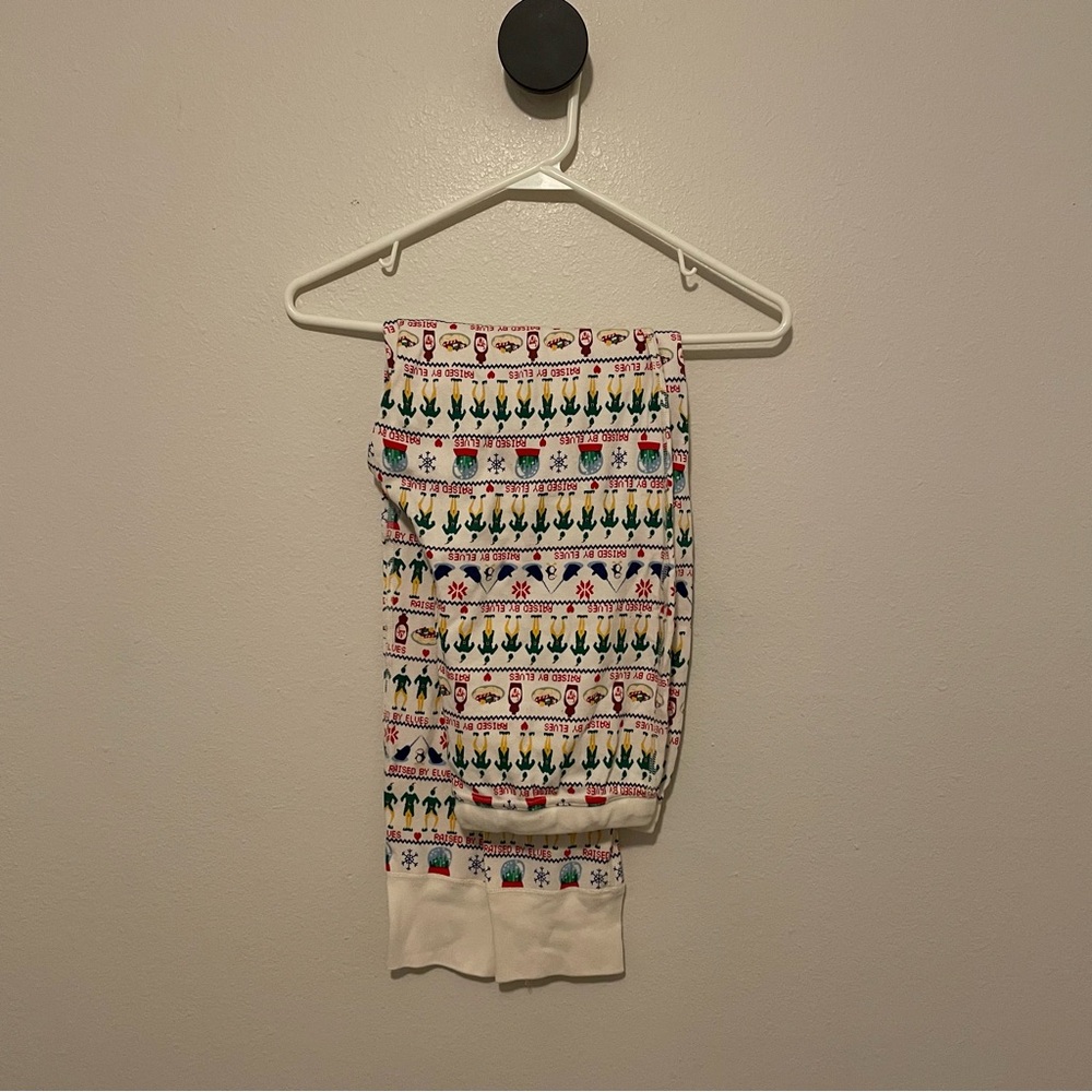 Hanna Andersson Buddy the Elf Christmas Pajama Pants Organic Cotton Size Medium